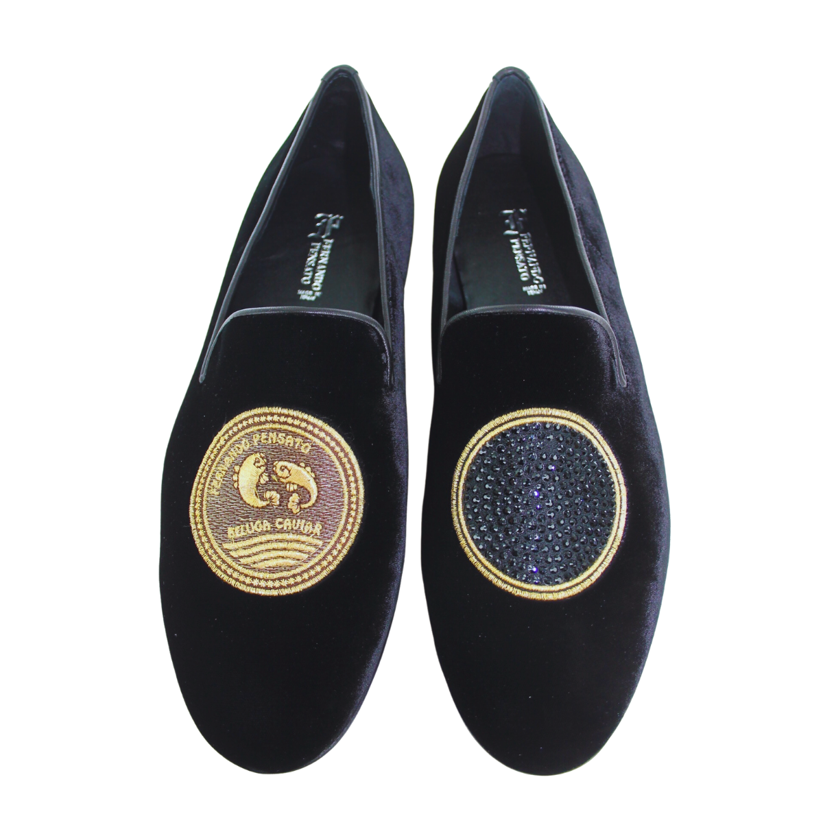 Fernando Pensato - BOA ARGENTO VELLUTO NAVY? Belluci Dress main image 4