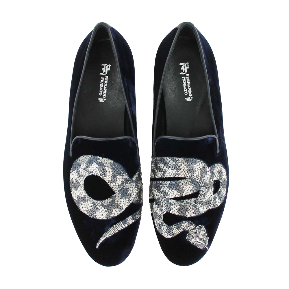 Fernando Pensato - BOA ARGENTO VELLUTO NAVY? Men main image 2